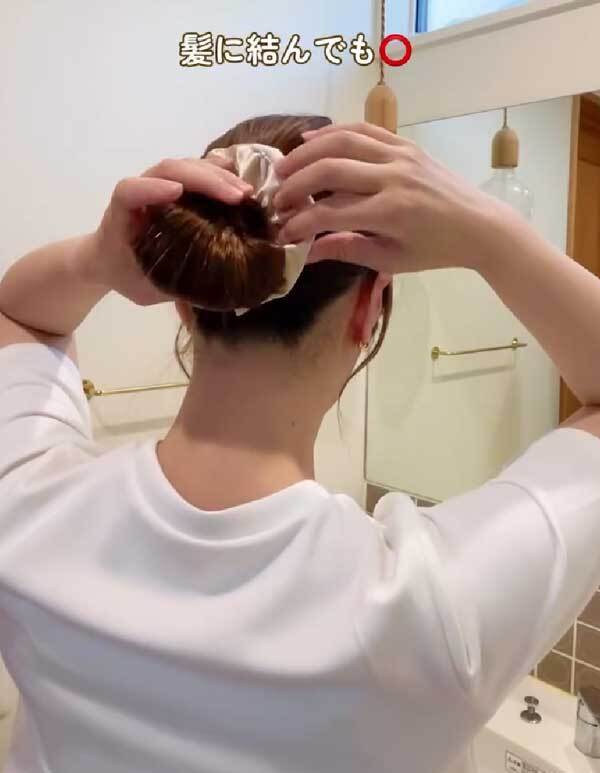 セリアで買った『シュシュ』　意外な機能に「これは革命！」