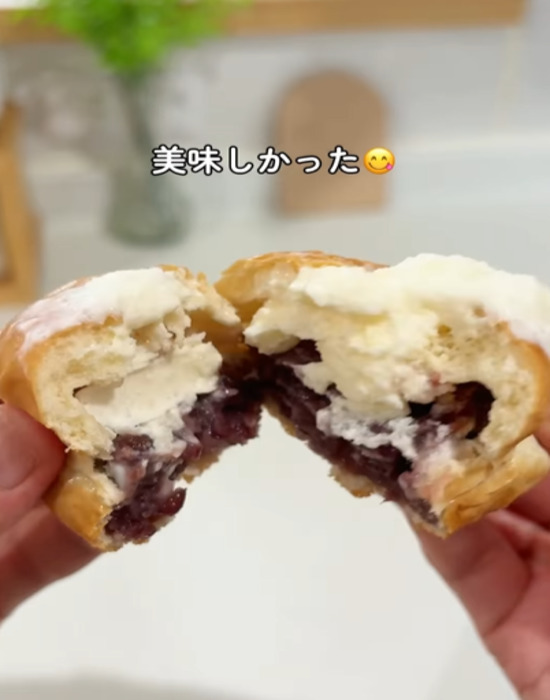 あんぱんにクーリッシュを入れるだけ！　ひんやり絶品スイーツに「ハマる」「食べたい」