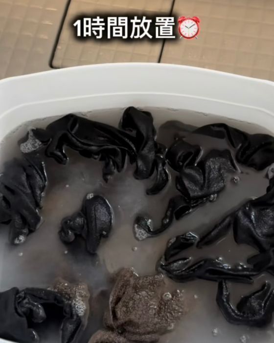 バケツに漬けて放置するだけ　衣類臭い対策に「家事が楽になった」「時間の節約」