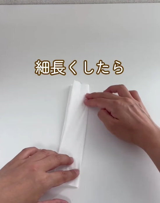 ティッシュ1枚で作れるポテチ用カバーに「すごい！」「次はコレ」