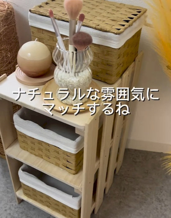 「不器用でも作れた」　100均すのこラックに「賢い」「部屋スッキリ」