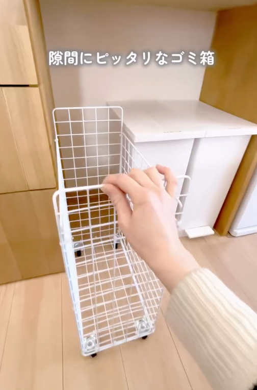 100均のワイヤーネットで？　母が作ったものに「すごいピッタリ」「早速自分も試します！」