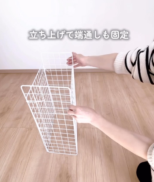 100均のワイヤーネットで？　母が作ったものに「すごいピッタリ」「早速自分も試します！」