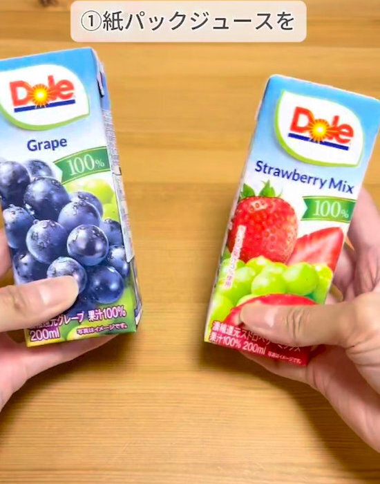 紙パックを冷凍してすりおろすだけ　夏休みにぴったりの簡単スイーツに「ハマる」