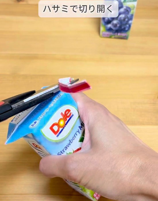 紙パックを冷凍してすりおろすだけ　夏休みにぴったりの簡単スイーツに「ハマる」