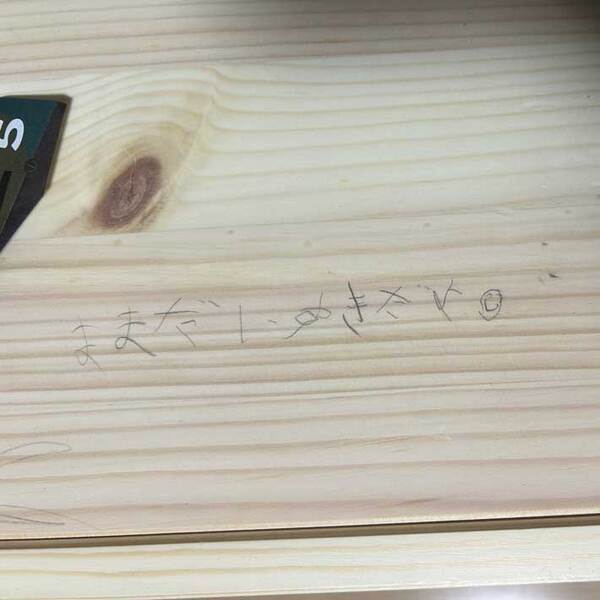 母「こんなところに落書きして！」　見てみると…「これは消せない」「一生の思い出」