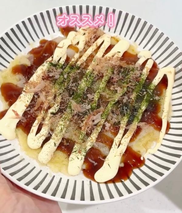 焼かないお好み焼き！？　やる気がなくても作れる『ズボラお好み焼き』に「最高」