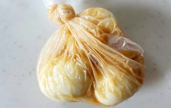 「おかずやおつまみにうってつけ」　味玉の味付けに使ったのは？