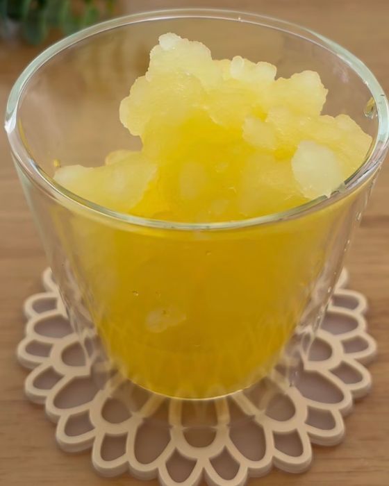 冷凍庫いらず！　3分で作れる即席シャーベットに「おいしすぎる」「めっちゃ簡単」