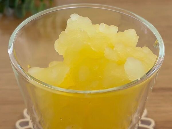 冷凍庫いらず！　3分で作れる即席シャーベットに「おいしすぎる」「めっちゃ簡単」