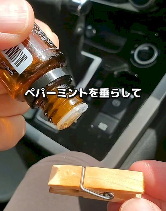 「こんな方法があったとは！」　車のイヤな臭いは『クリップ』で消える！