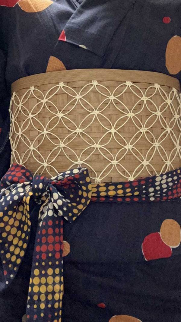 涼しげな帯、実は？　材料に「すごすぎる！」「作るの楽しそう」