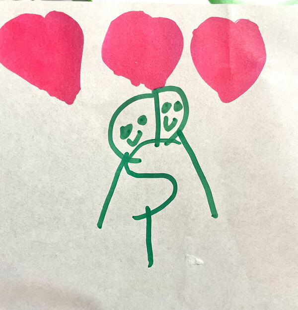 母親「Tシャツにしたい」　５歳息子が描いたイラストに「才能の塊すぎる」「将来が楽しみ」