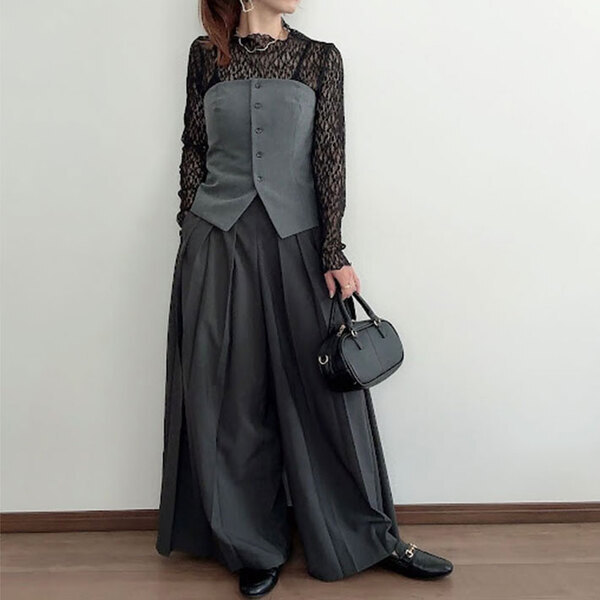 「これ着てると褒められる」　GUの『新作ビスチェ』が買って大正解だった！