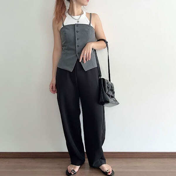 「これ着てると褒められる」　GUの『新作ビスチェ』が買って大正解だった！