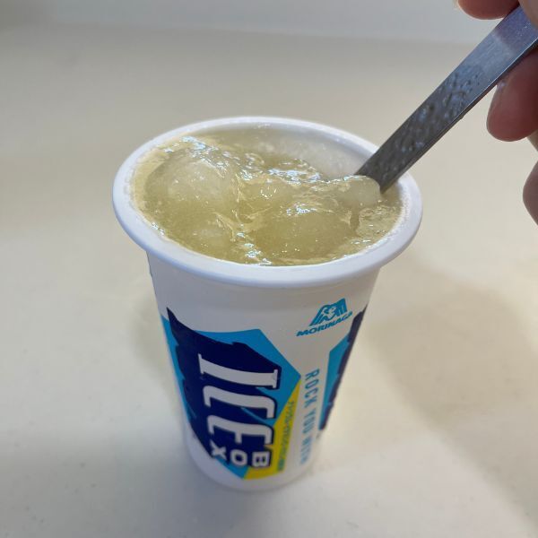 シャリシャリがぷるぷるに？　アイスボックスの変化に「クセになる」「夏ずっとやる」