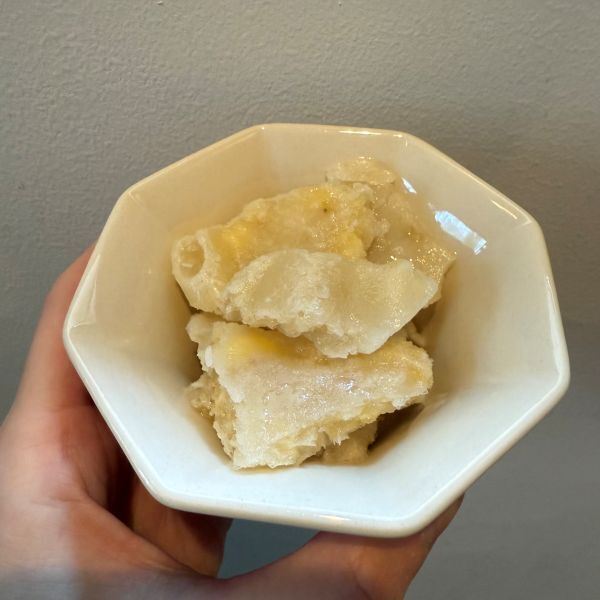 バナナを袋に入れてもむと？　濃厚アイスに「想像以上」「やみつき」