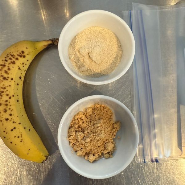 バナナを袋に入れてもむと？　濃厚アイスに「想像以上」「やみつき」