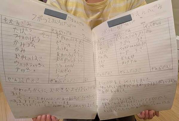 「まだ小学1年生なのに…」　大人を驚かせた夏休みの自由研究が？
