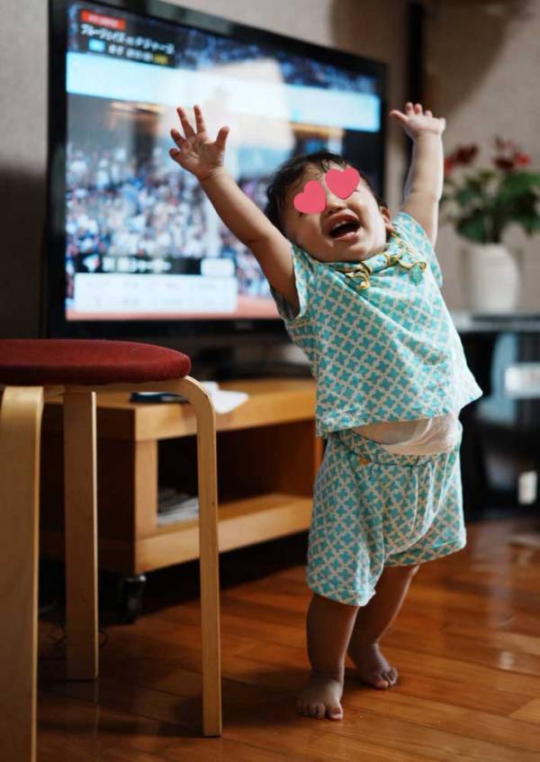 夫が撮影した1歳息子の写真　母親が絶賛した理由に「ベストショット」「センスがある」