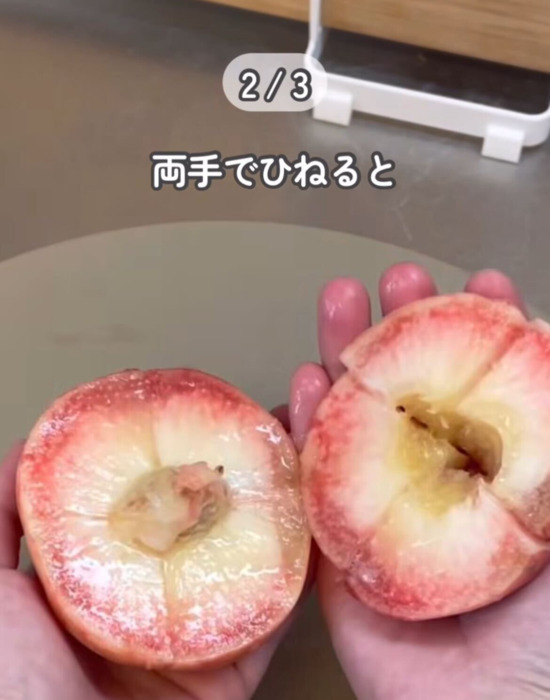 果物の皮むき裏技3選に「最高のライフハック」「毎回やる」