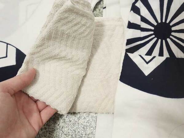 浴衣に洗剤をかけたら…　洗濯後の姿に「こんな感じだったっけ？」