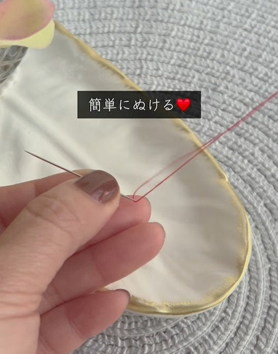 糸が勝手に抜けない！　裁縫の小技に「便利アイデア」「もう困らない」