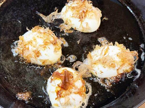 【卵料理の正解が出た】ゆで卵を焼いて…　驚きのレシピに「家族から歓声が上がった」
