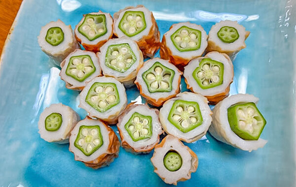 外カリッ！中トロトロがたまらん！　ちくわと一緒に焼いたのは…