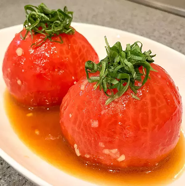 ごま油とニンニクで漬けるだけ　手軽で食欲をそそるひと皿に「あら、よさげ」