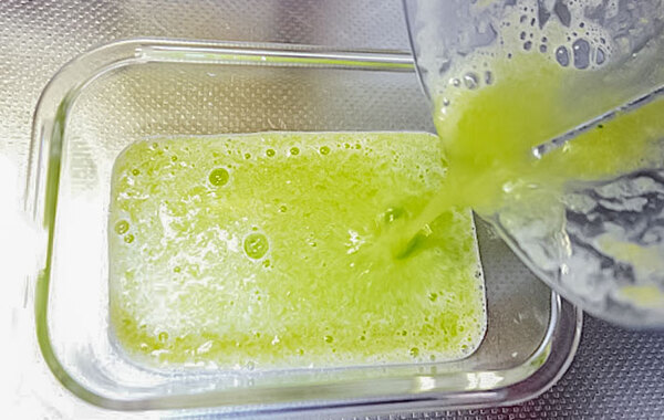 「メロン味…？」　母の手作りシャーベットに、食べた子供がビックリ！