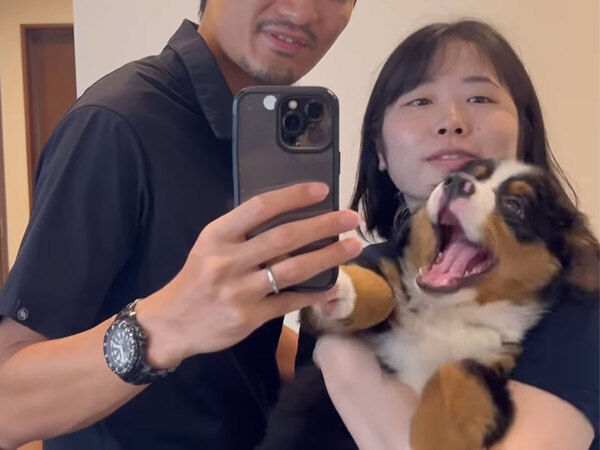 これが1年だと…？　大型犬の凄まじい成長スピードが分かる動画がこちら