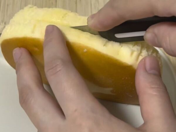 パンとアイスのアレンジに「最高」「おいしすぎ」　凍らせたら夏の定番！