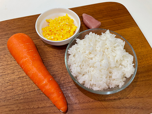 【レシピ】ニンジン1本を丸ごと使ったら…栄養満点なおにぎりが誕生！