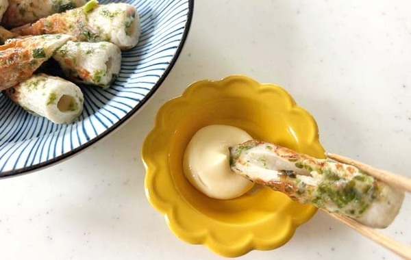 【簡単レシピ】　ちくわの磯辺焼きにちょい足しすると…？　出来上がったものに「たこ焼きみたい！」