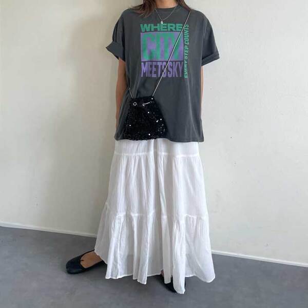 【しまむらのプチプラTシャツ】『TT*PENピグメントT』が激アツ！　カジュアルコーデ3選を試すと？