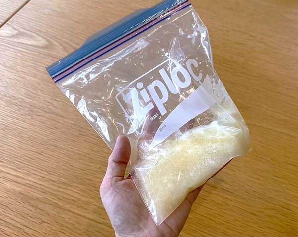 【梨があったらやってみて！】　お手軽シャーベットの作り方に「子供が喜びそう」