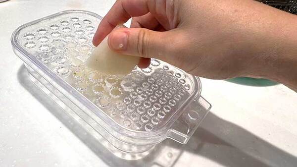 【梨があったらやってみて！】　お手軽シャーベットの作り方に「子供が喜びそう」