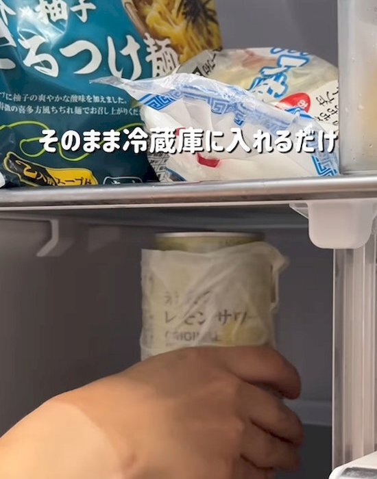 冷蔵庫に入れ忘れた缶飲料　10分でキンキンになる方法に「助かる」「真似する」