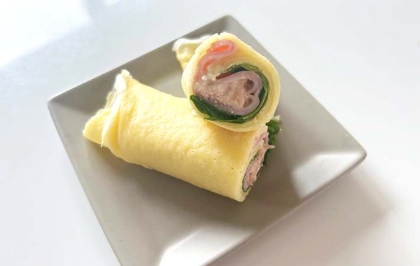 レタスやハムをくるくる巻いて…？　子供が食べやすいクレープに「また作って」