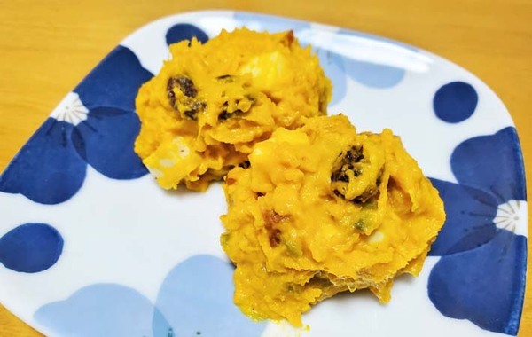 【カボチャが化けた】切って混ぜるだけ！　カボチャの簡単おかずの作り方