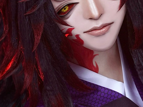 【鬼滅コスプレ】上弦の壱・黒死牟の再現度が高すぎる！　「二次元から出てきてる…」「心臓止まるかと思った」