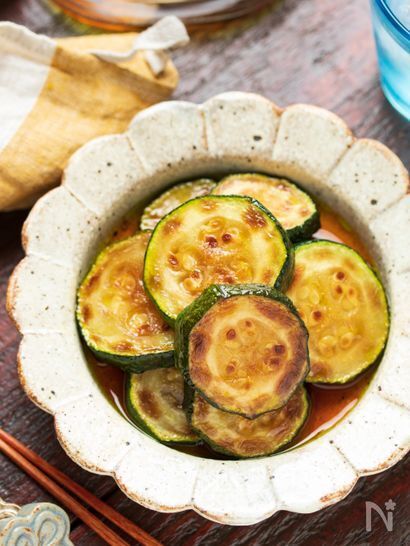 【ズッキーニの簡単レシピ】作り置きもできる『焼きびたし』に「びっくりするぐらいおいしい…」