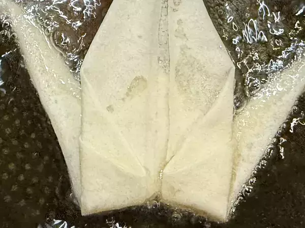 「天才か」「今にも飛び立ちそう」　余った春巻きの皮で作ったものが？