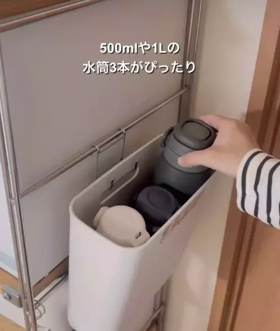 吊るす収納ってこんなに便利！　『無印良品』の収納ケースに「何個も買いたい」