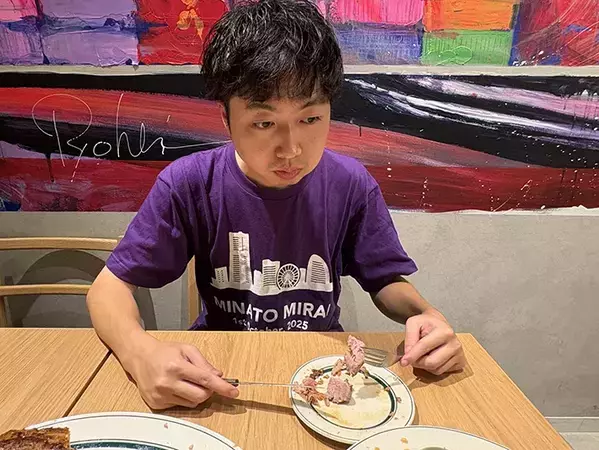 時間内に完食すれば1万円ゲット！？　夢の『超特大ステーキ』に挑んだ結果…