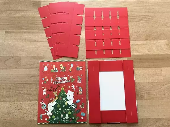 ダイソーの『アドベントカレンダーキット』を実際に作ってみたら…想像以上に簡単だった！【クリスマス】