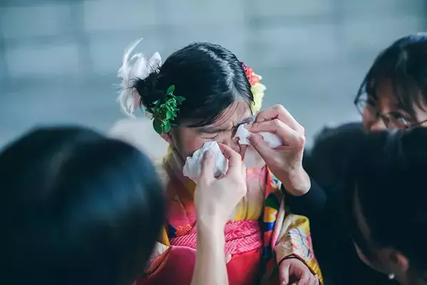 １００年近く前の『七五三の着物』　３歳の娘に着せると？「声が出た」「泣きそう」