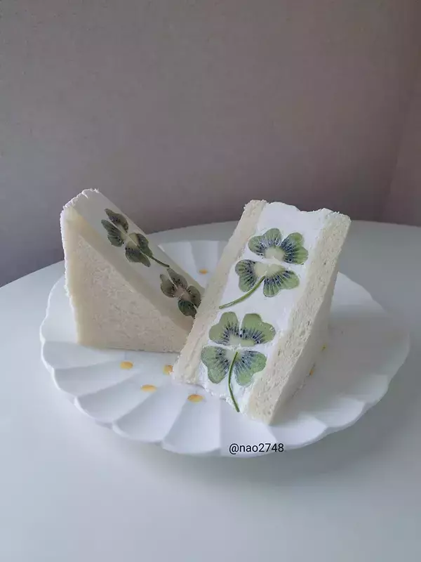 キウイのサンドイッチに「幸せを呼びそう」「天才すぎ」　断面が？