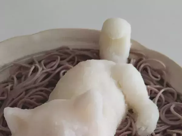 食べるのをためらっちゃう…　そばの上に鎮座したのは？「どちらもかわいい」　